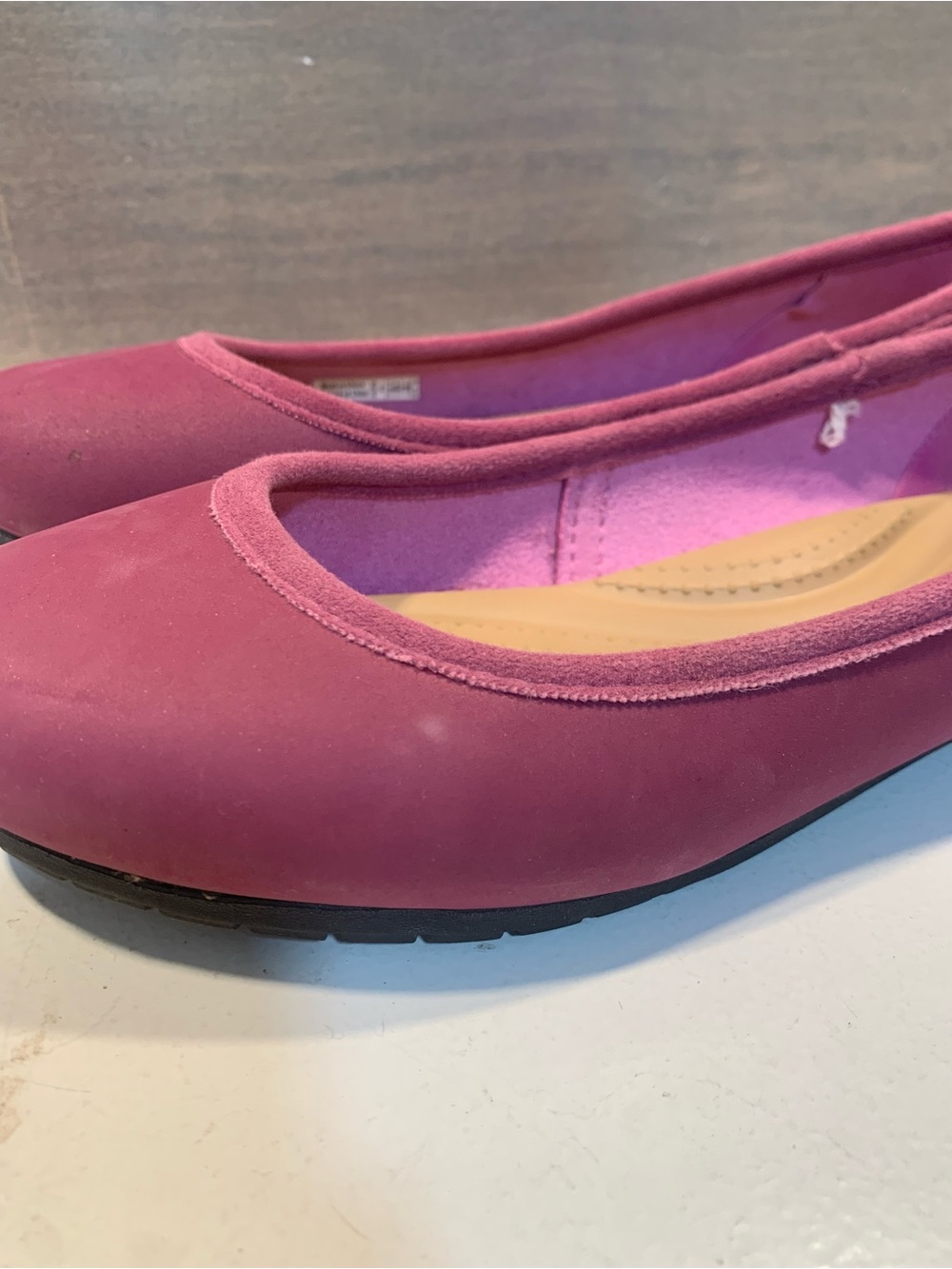 Crocs Womens Marin Color Lite Flats Plum Size 6 Casual Business Preppy Minimal - Picture 6 of 9